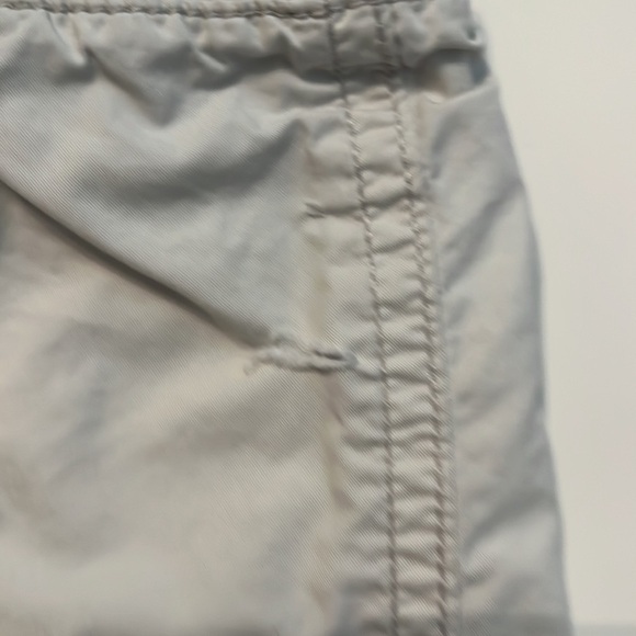 Calvin Klein Jeans 100% Cotton Women's Cream Cargo Bermuda Shorts Size 4 - Picture 6 of 11